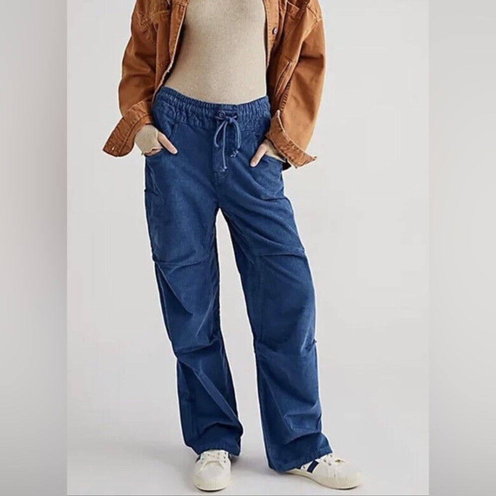 Free People Modern Love Pull-On Cord Jeans